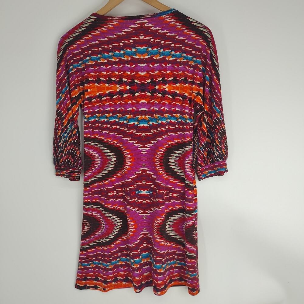 Uncle Frank Shift Tee Shirt Loose Tie Dye Pink Dress Size XS - Picture 4 of 4